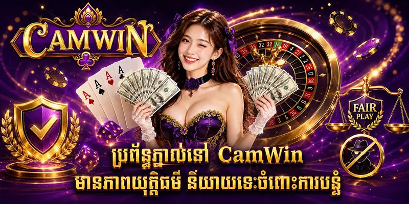 ប្រព័ន្ធភ្នាល់នៅ CamWin មានភាពយុត្តិធម៌ និយាយទេចំពោះការបន្លំ